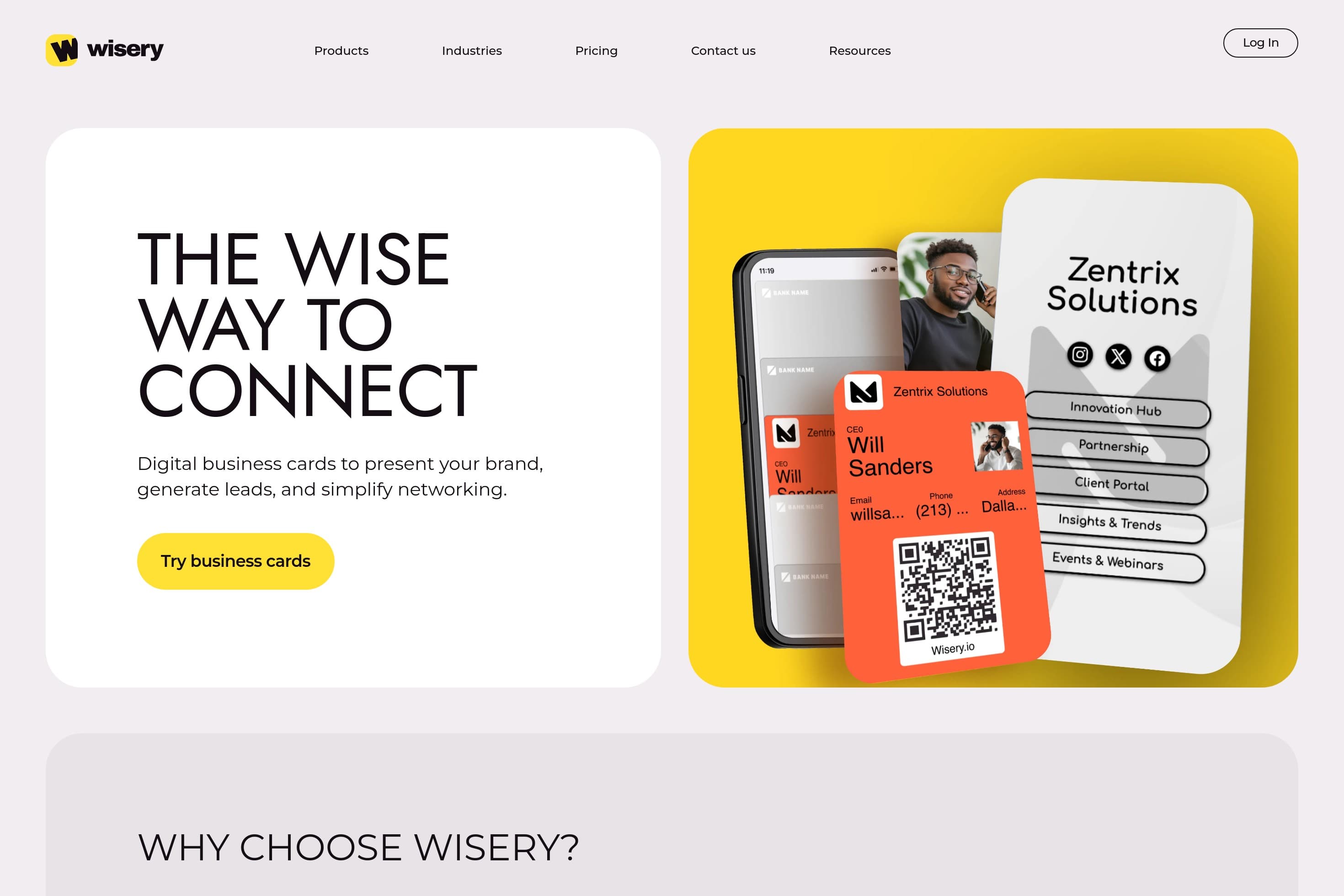 Wisery| The Wise Way to Connect