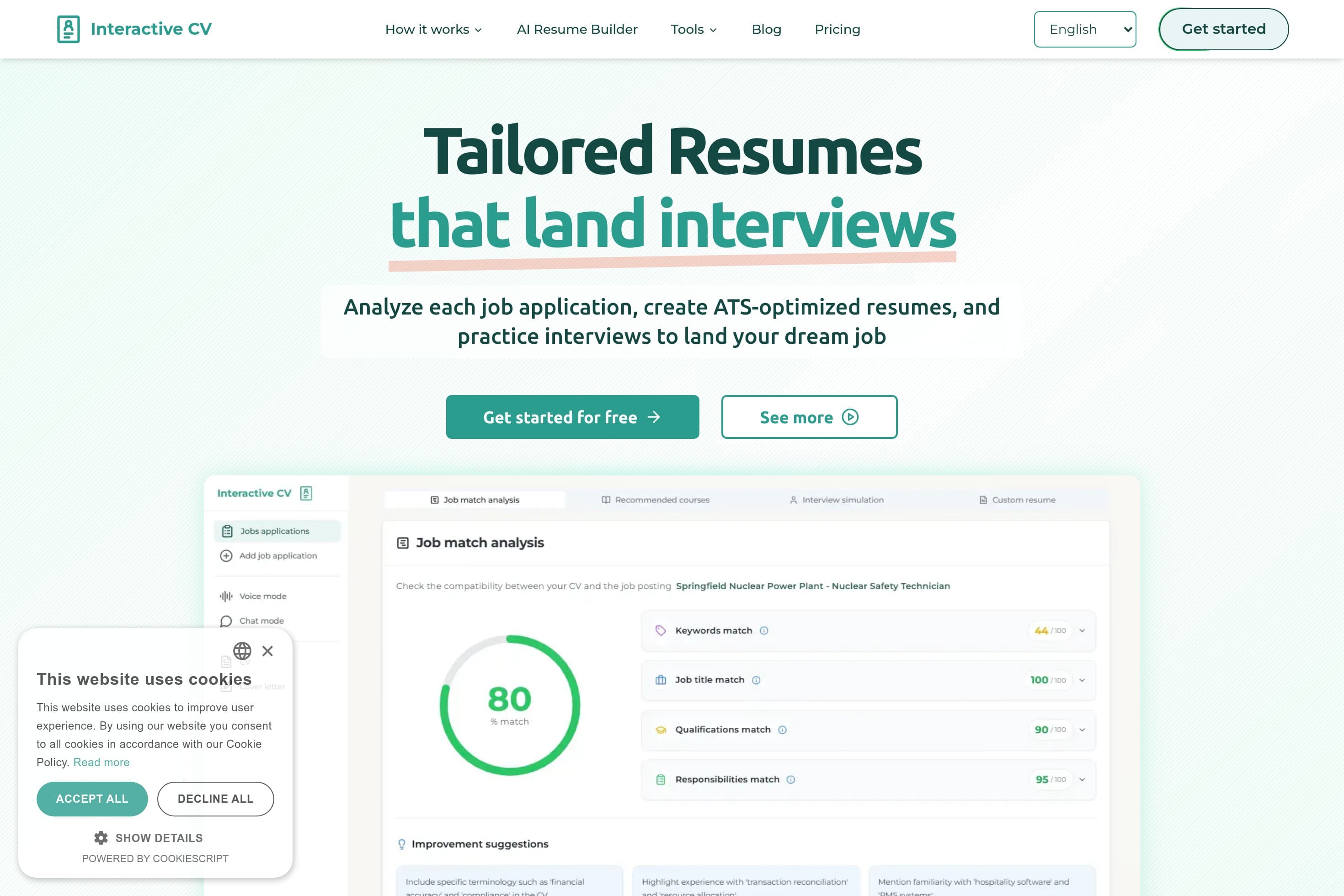 Tailored Resumes for Each Job | ATS-Optimized | Interactive CV - Image 1