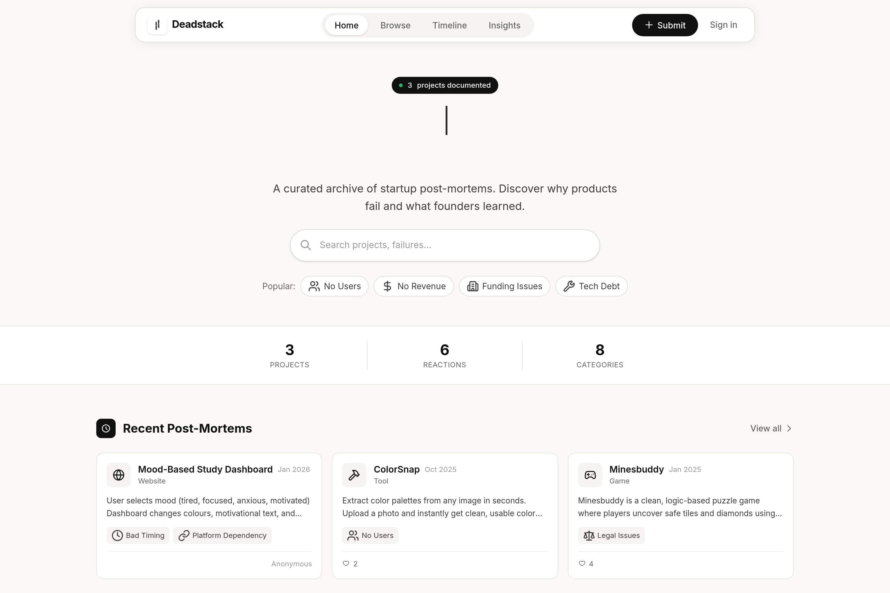 Deadstack – Why Products and Side Projects Fail - Image 1