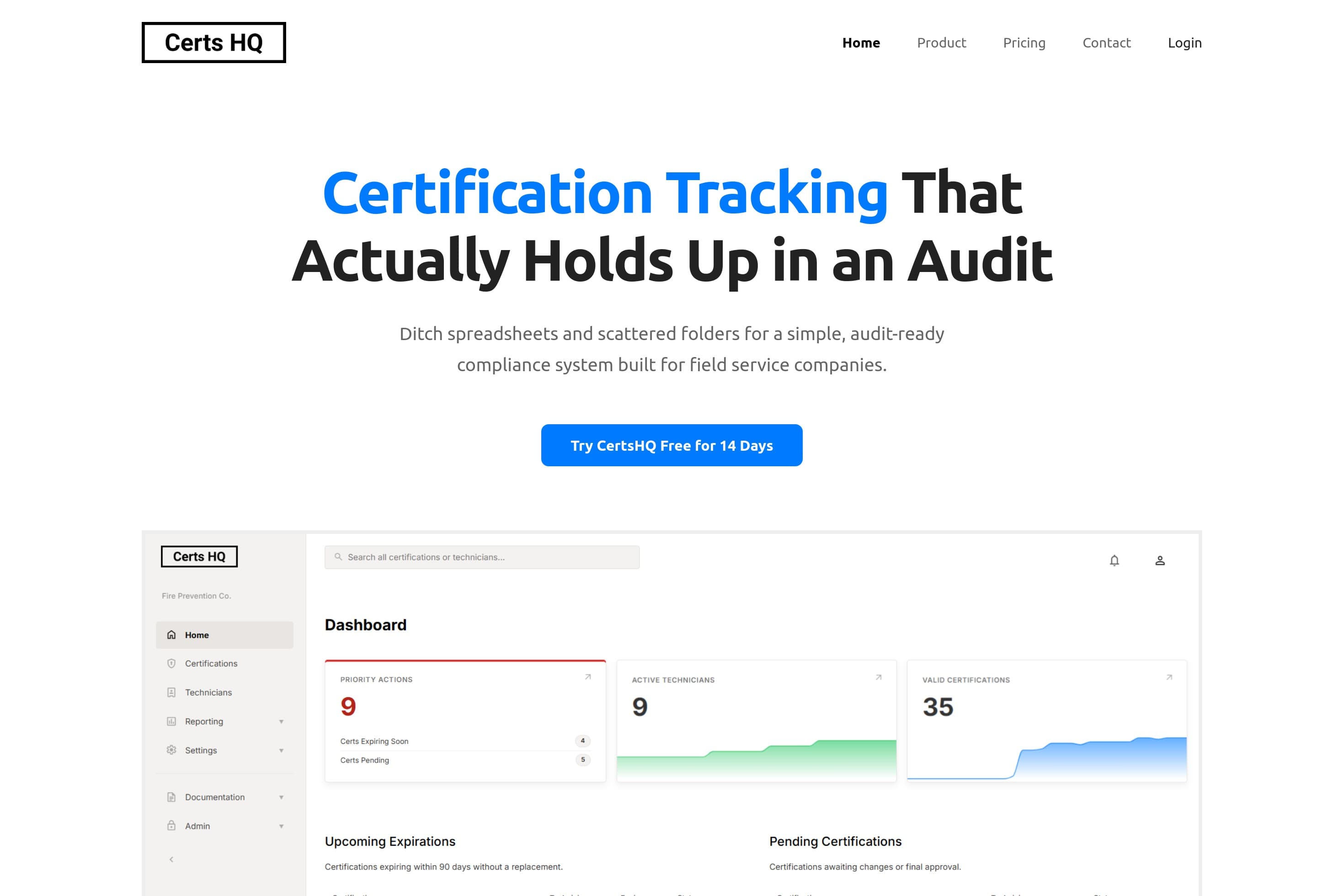 CertsHQ - Certification Tracking That Actually Holds Up in an Audit - Image 1