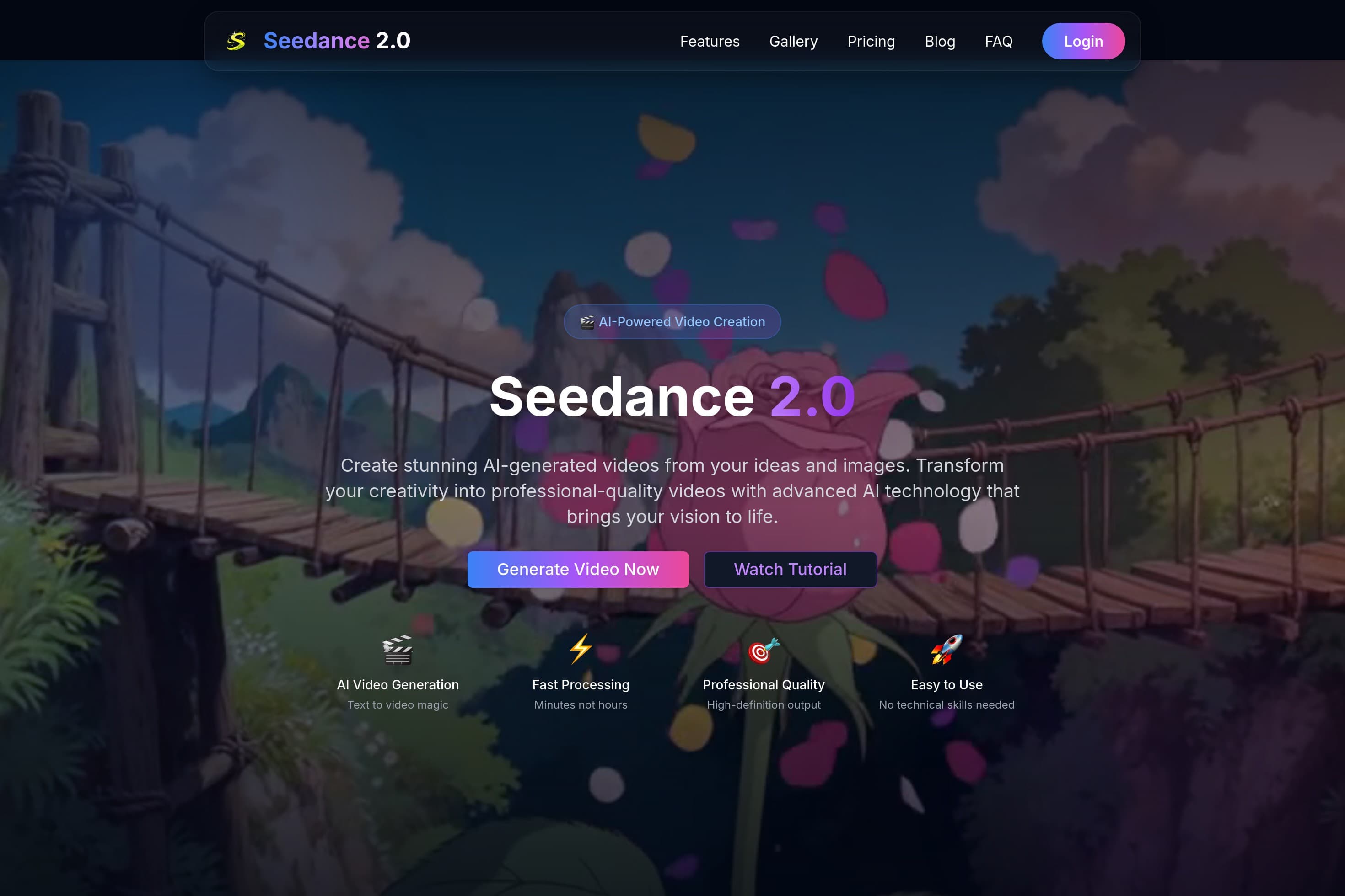 Seedance 2.0 - AI Video Generation Platform - Image 1