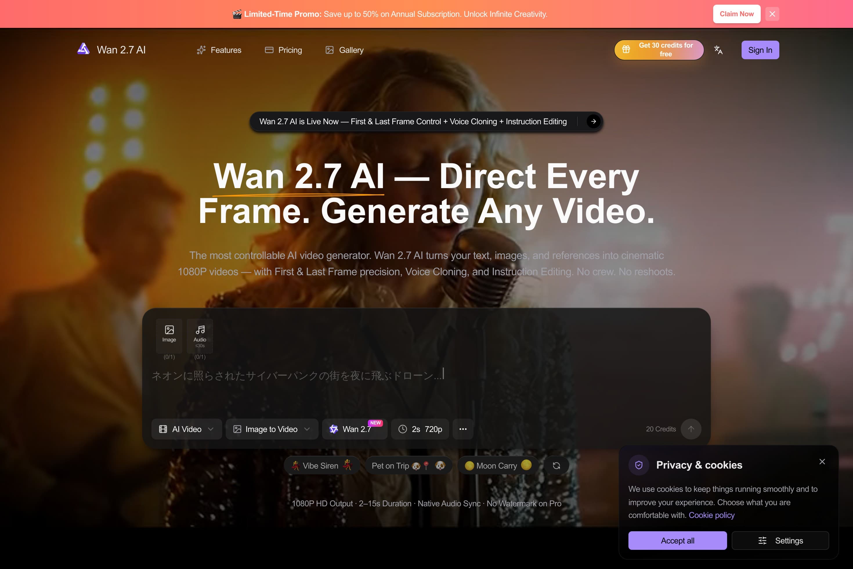 Wan 2.7 AI Video Generator – Director-Level Control - Image 1