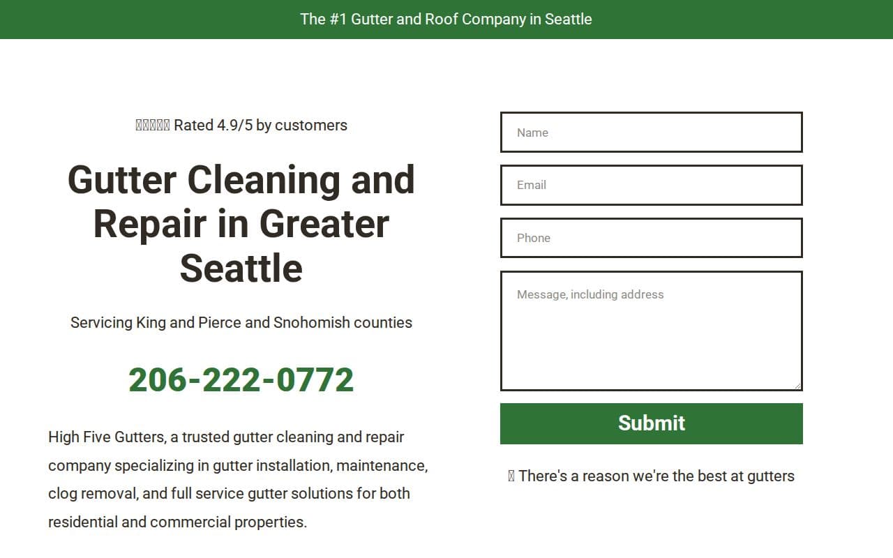 Gutter Cleaning and Repair in Seattle logo