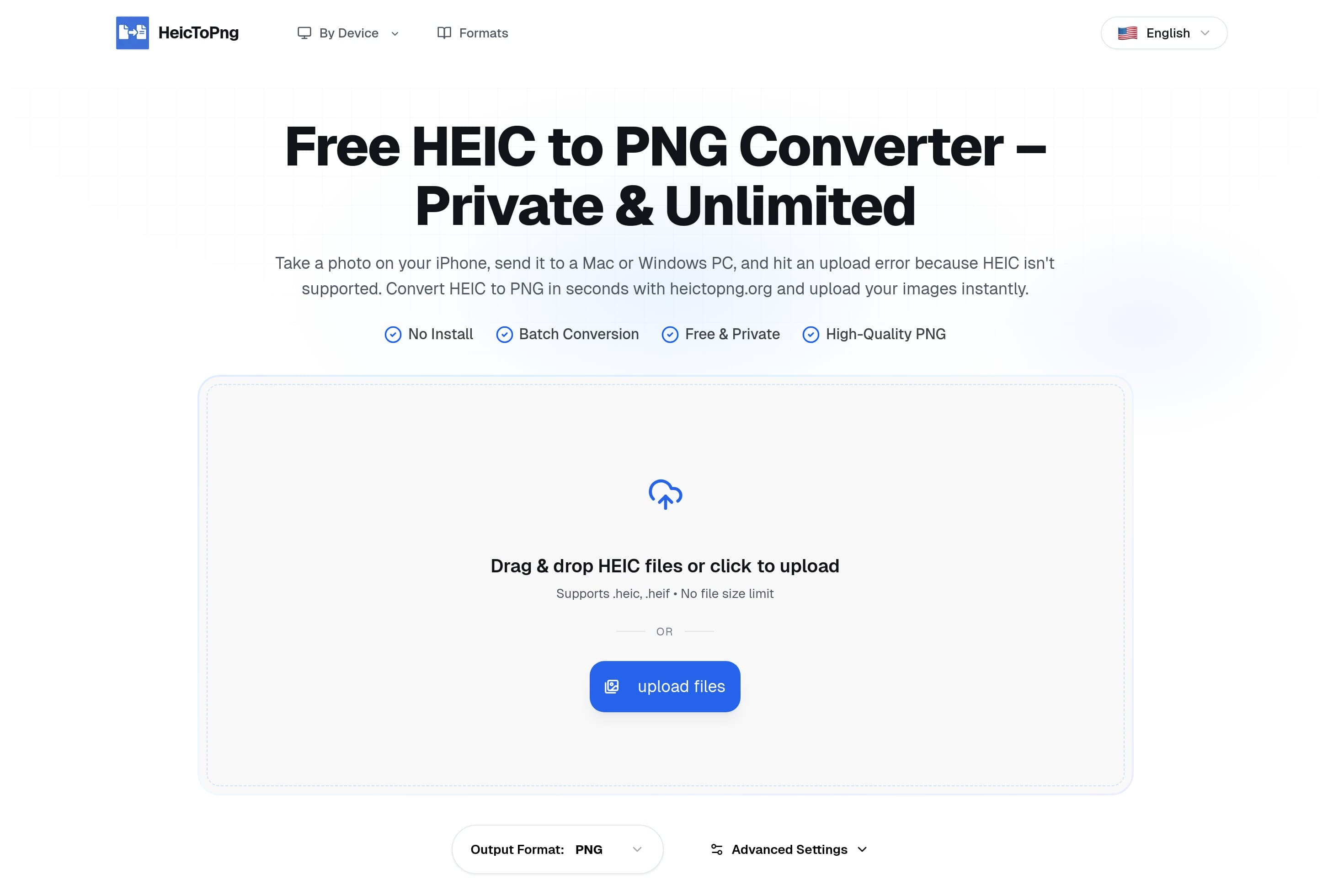 Free HEIC to PNG Converter – Private, Unlimited | HeicToPng - Image 1