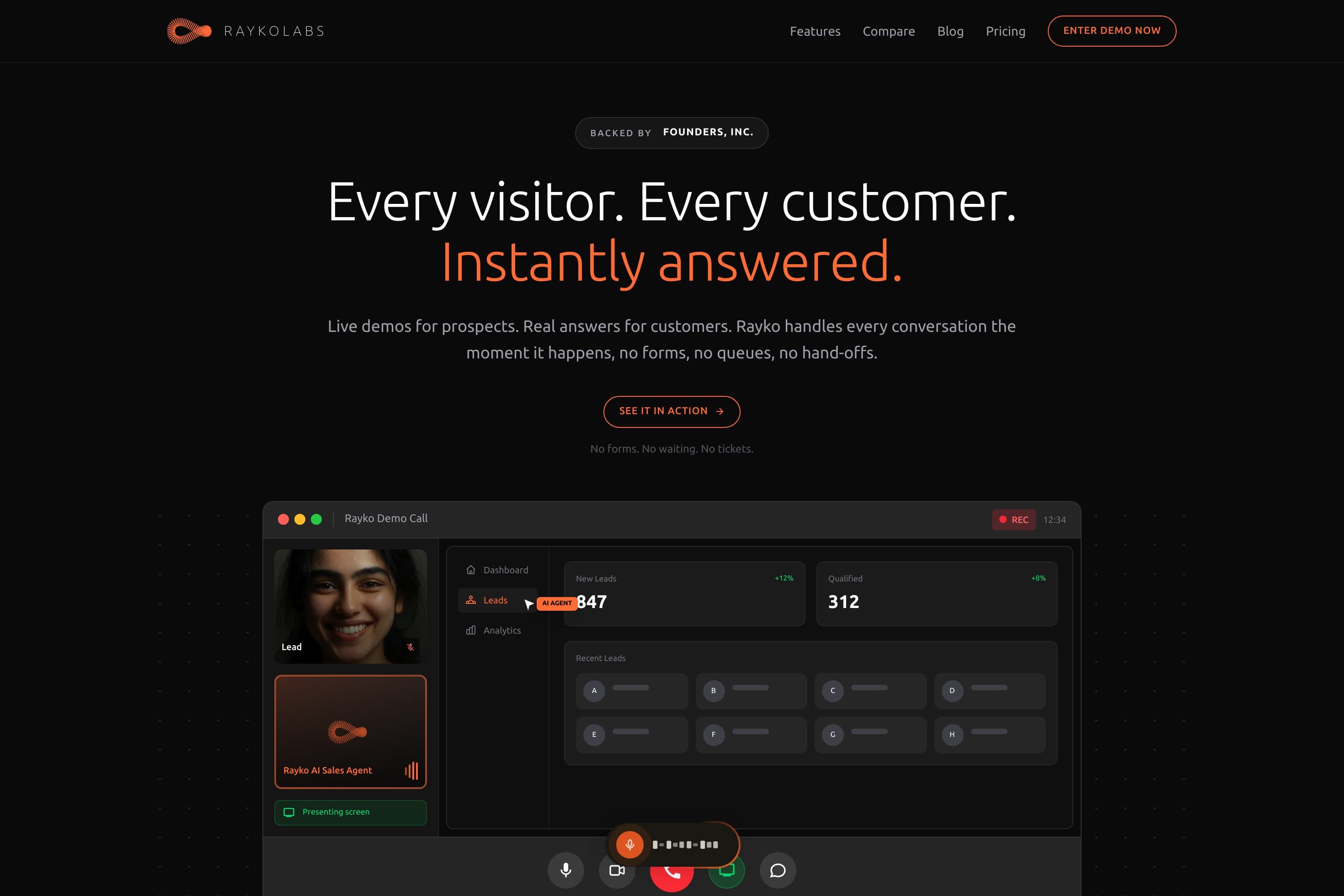 Rayko | AI-Powered Demo & Support Agents - Image 1