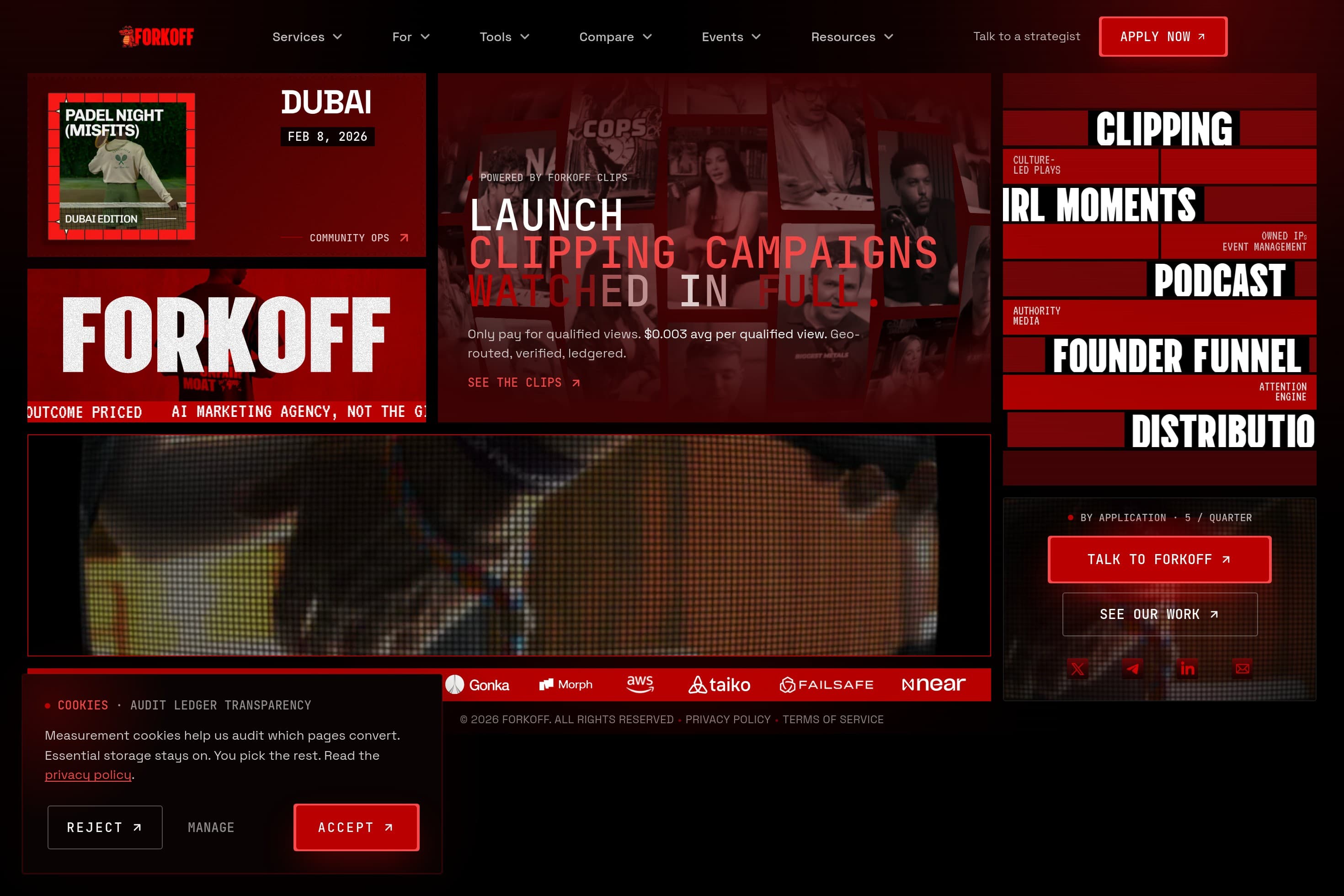 FORKOFF · AI Marketing Agency for Web3, AI + Frontier - Image 1