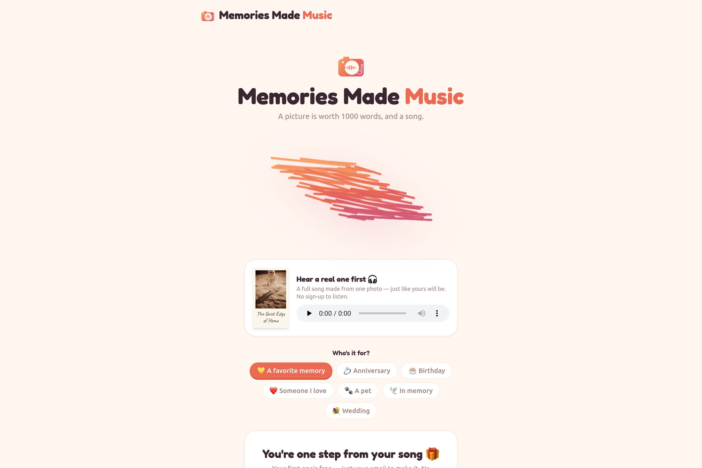 Memories Made Music — Turn a photo into a song - Image 1