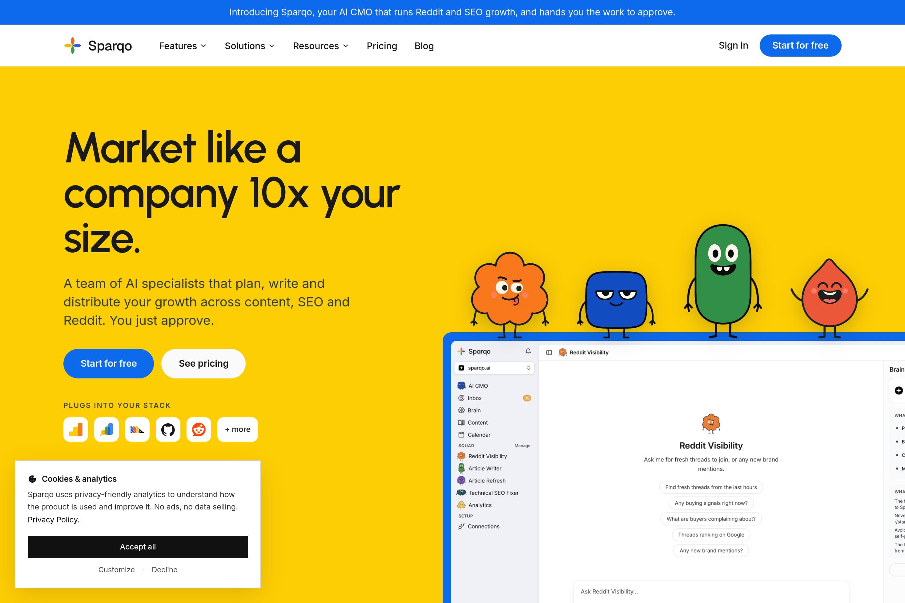 Sparqo: AI CMO and growth marketing agents - Image 1
