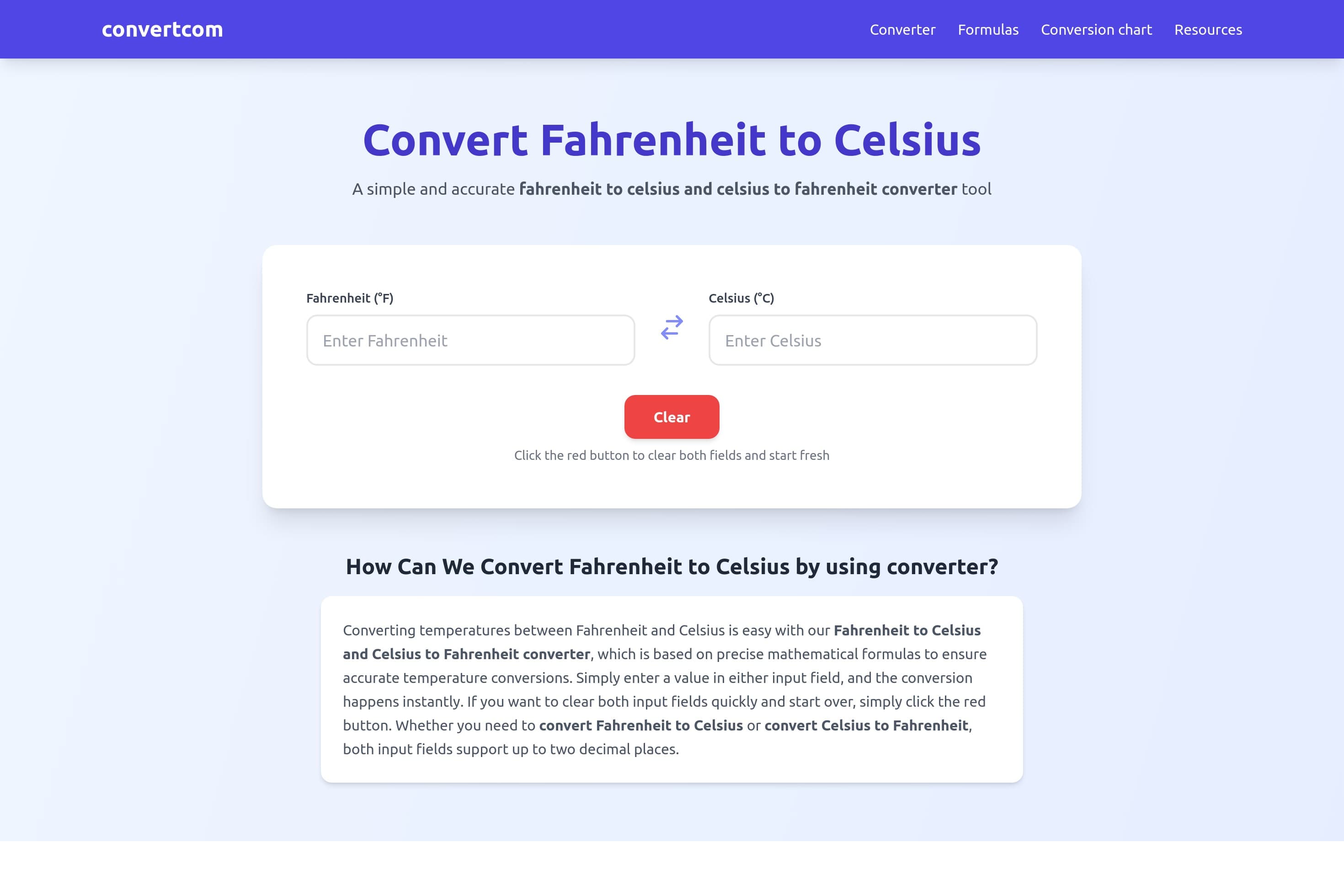 Fahrenheit to Celsius Converter | °F to °C & °C to °F - Image 1
