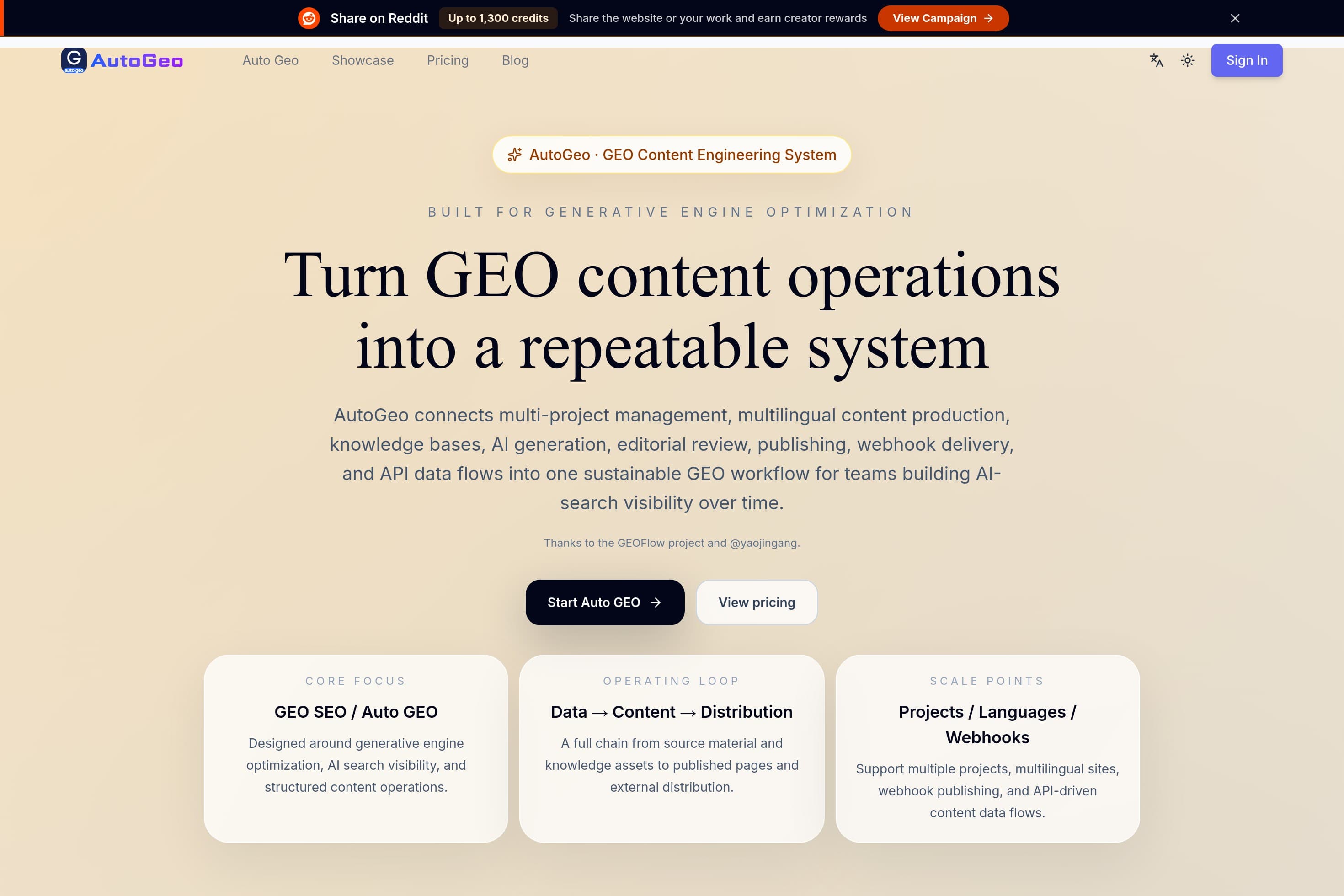 AutoGeo - GEO SEO content engineering system for AI search visibility - Image 1