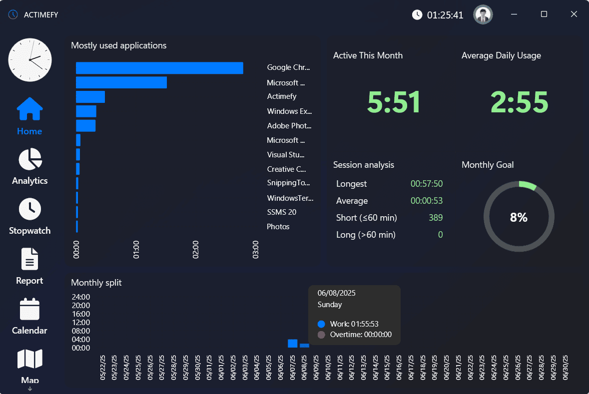 Actimefy – Smart Time Tracker - Image 1